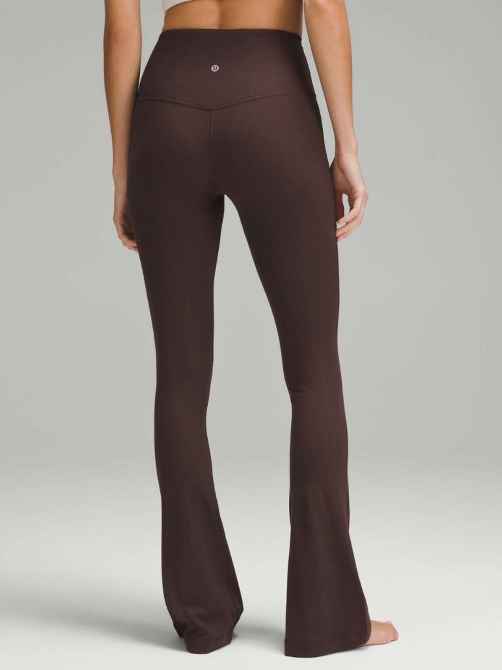 Lululemon Align Ribbed Mini Flare Leggings Espresso Size 2